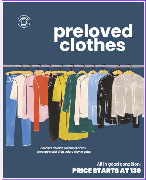 Preloved Clothes Promo Poster